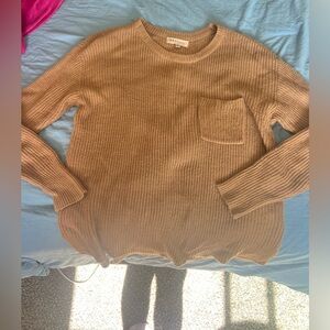 Tan Knit Sweater size L